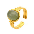 Natural Stone Adjustable Ring