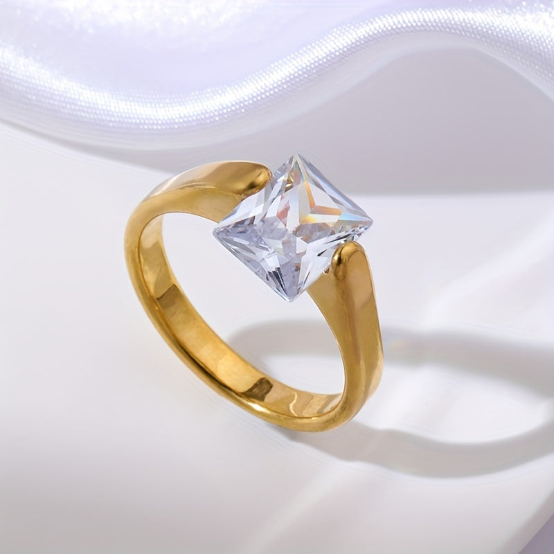 Squared Wedding Ring